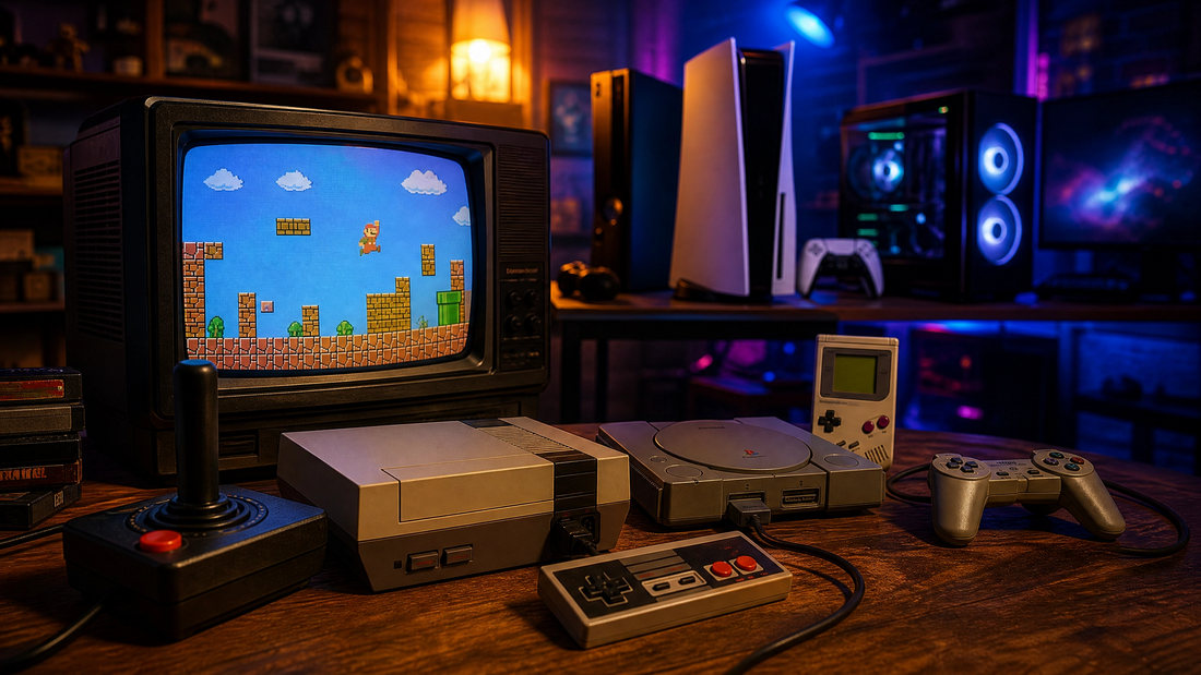 Die Geschichte der Videospiele & Konsolen: Von Pong bis zur Nintendo Switch 2
