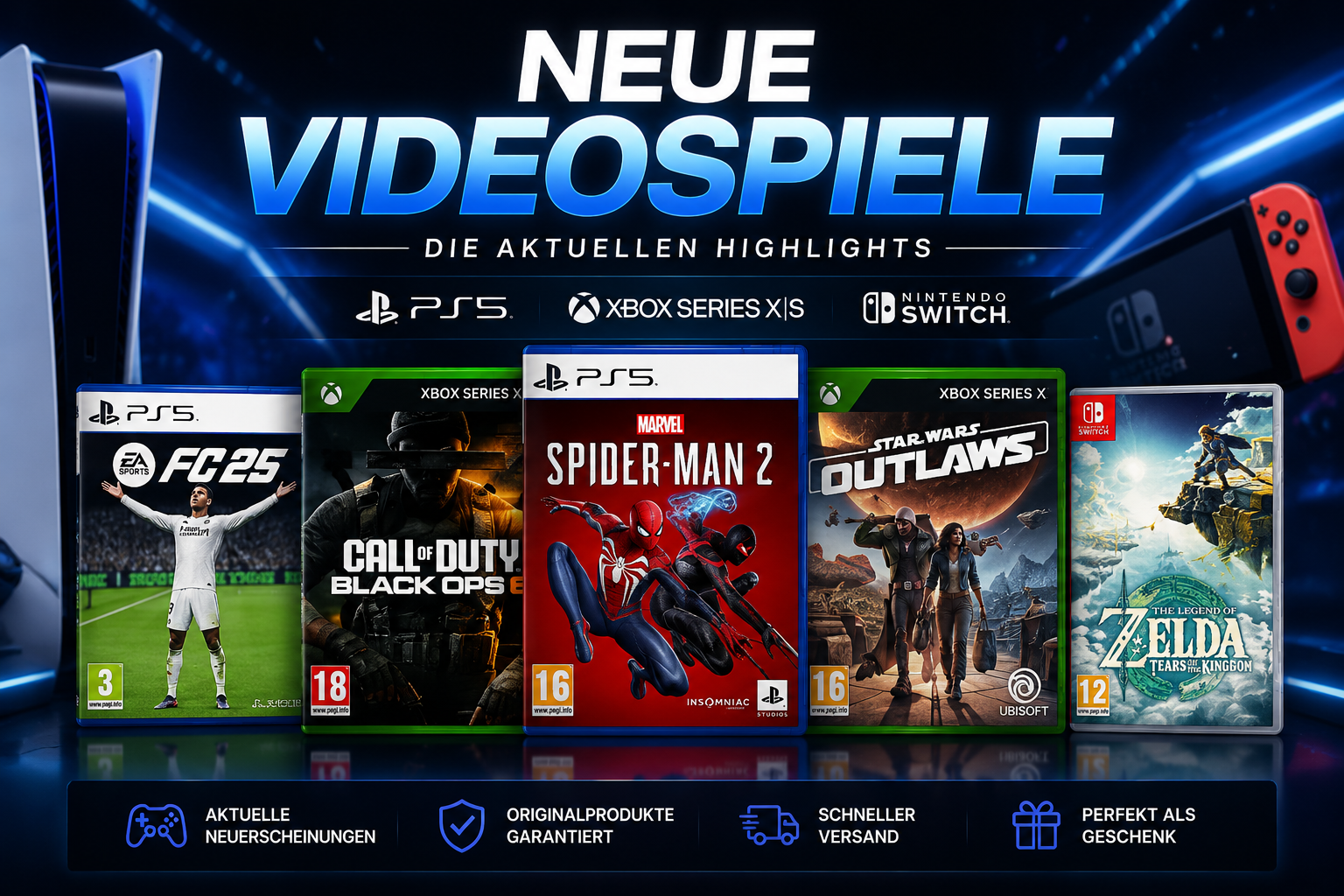 Neue Videospiele