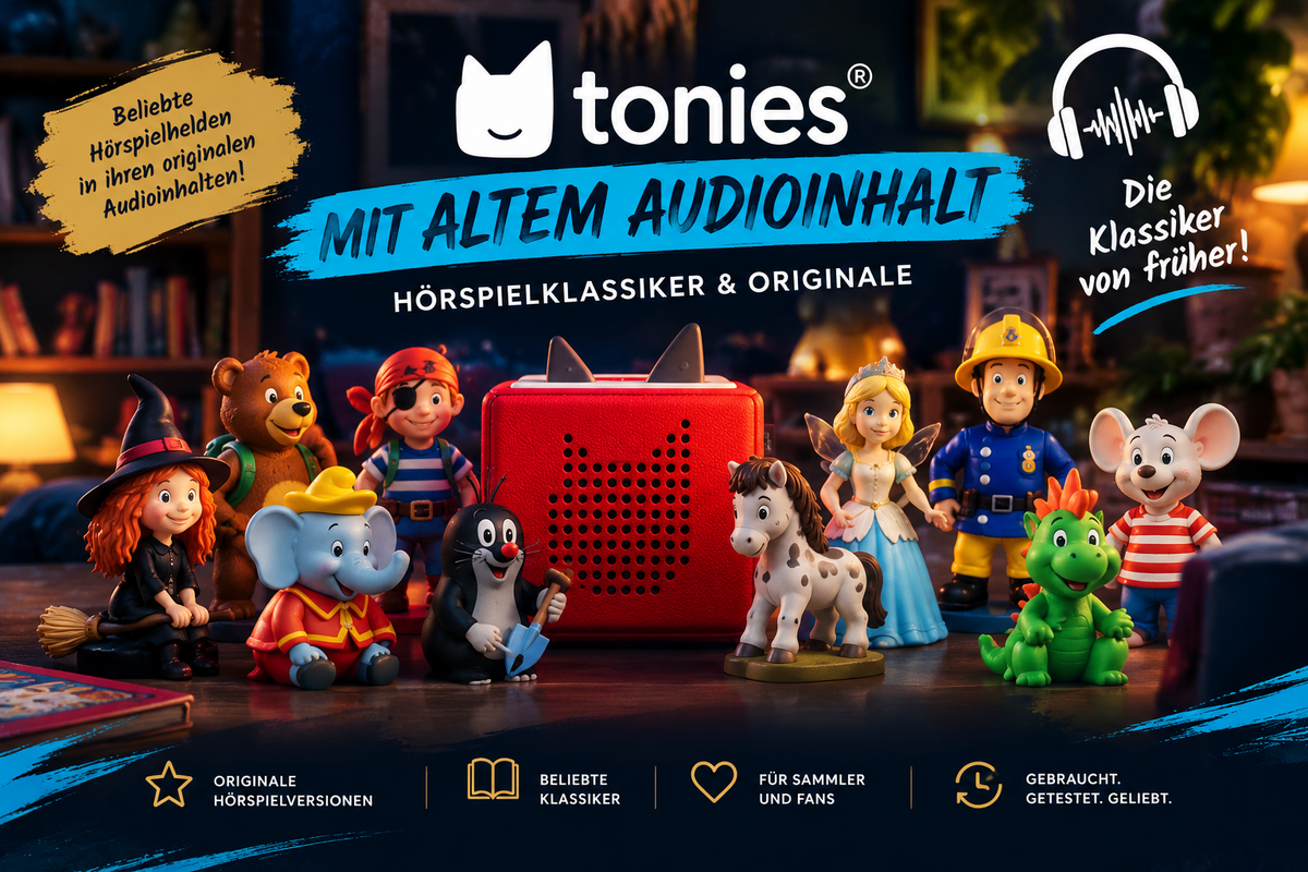 Tonies mit altem Audioinhalt