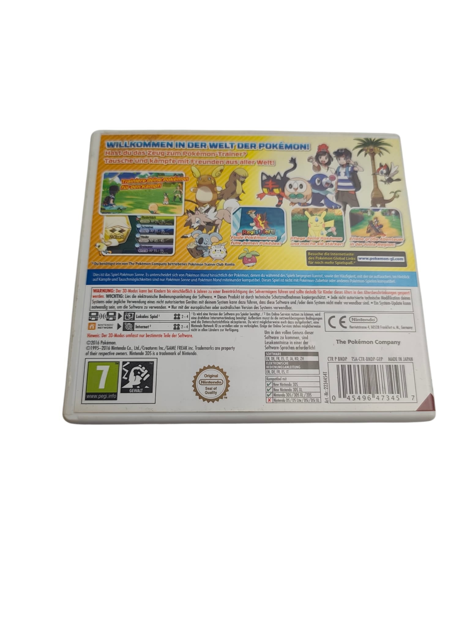 Pokémon Sonne – Nintendo 3DS | Gebraucht mit OVP