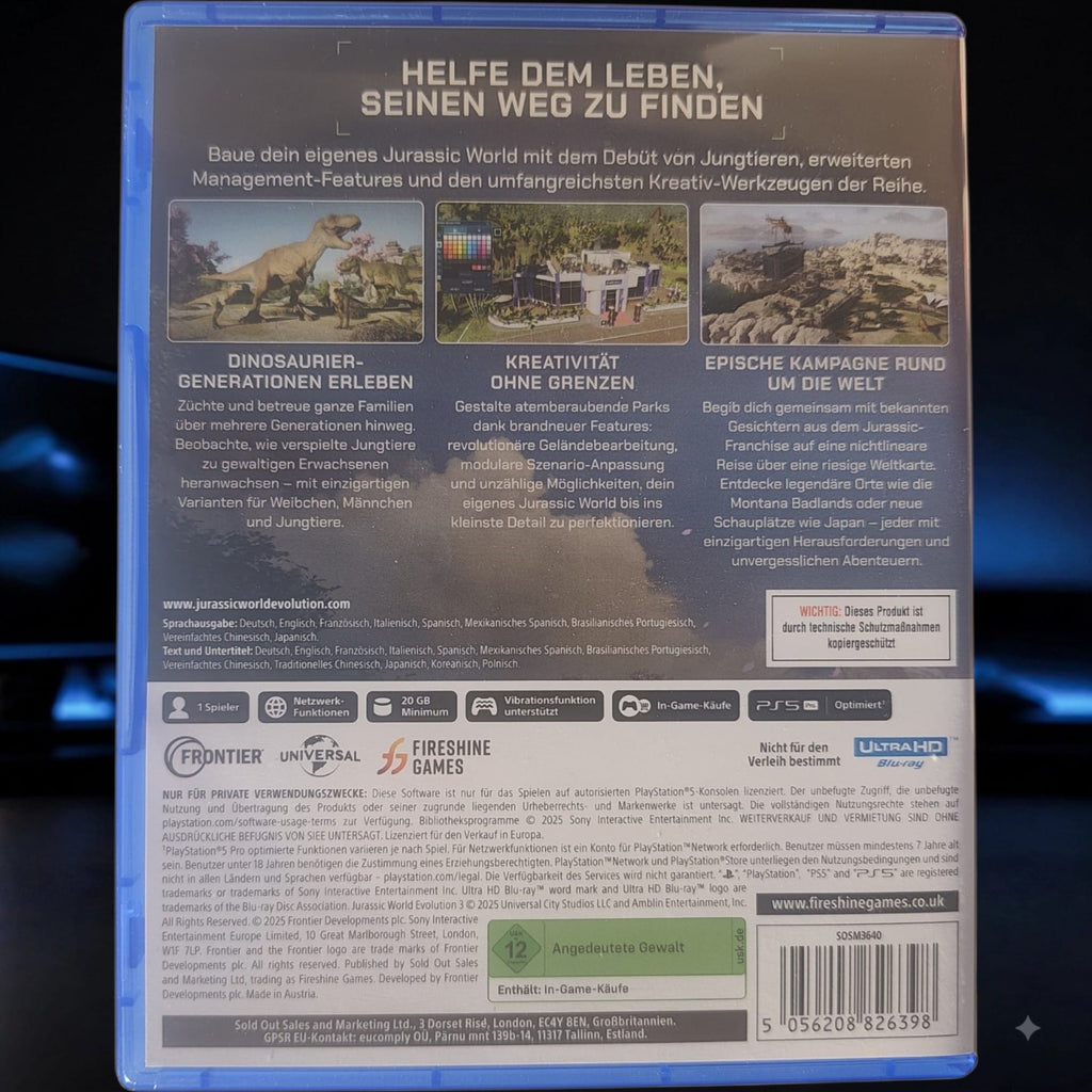 Jurassic World Evolution 3 - PlayStation 5 (gebraucht)