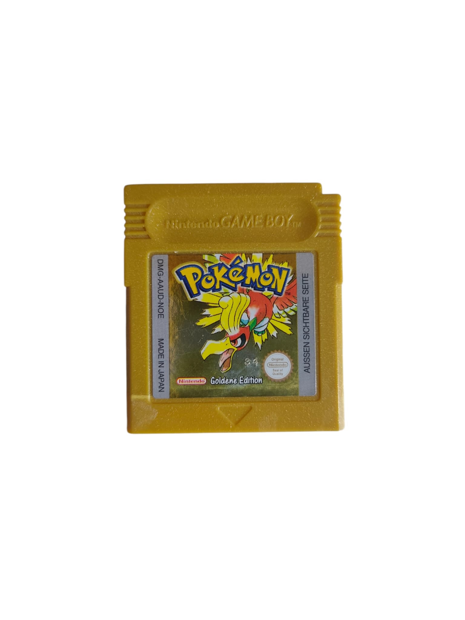 Pokémon Gold – Game Boy Color Cartridge, Batterie geprüft