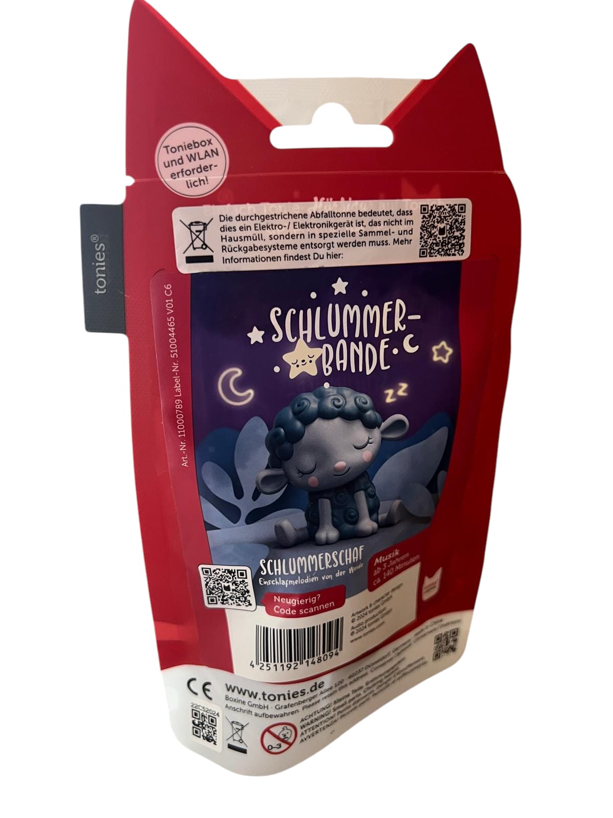 Schlummerbande Schwarzes Schlummerschaf – Tonie neu