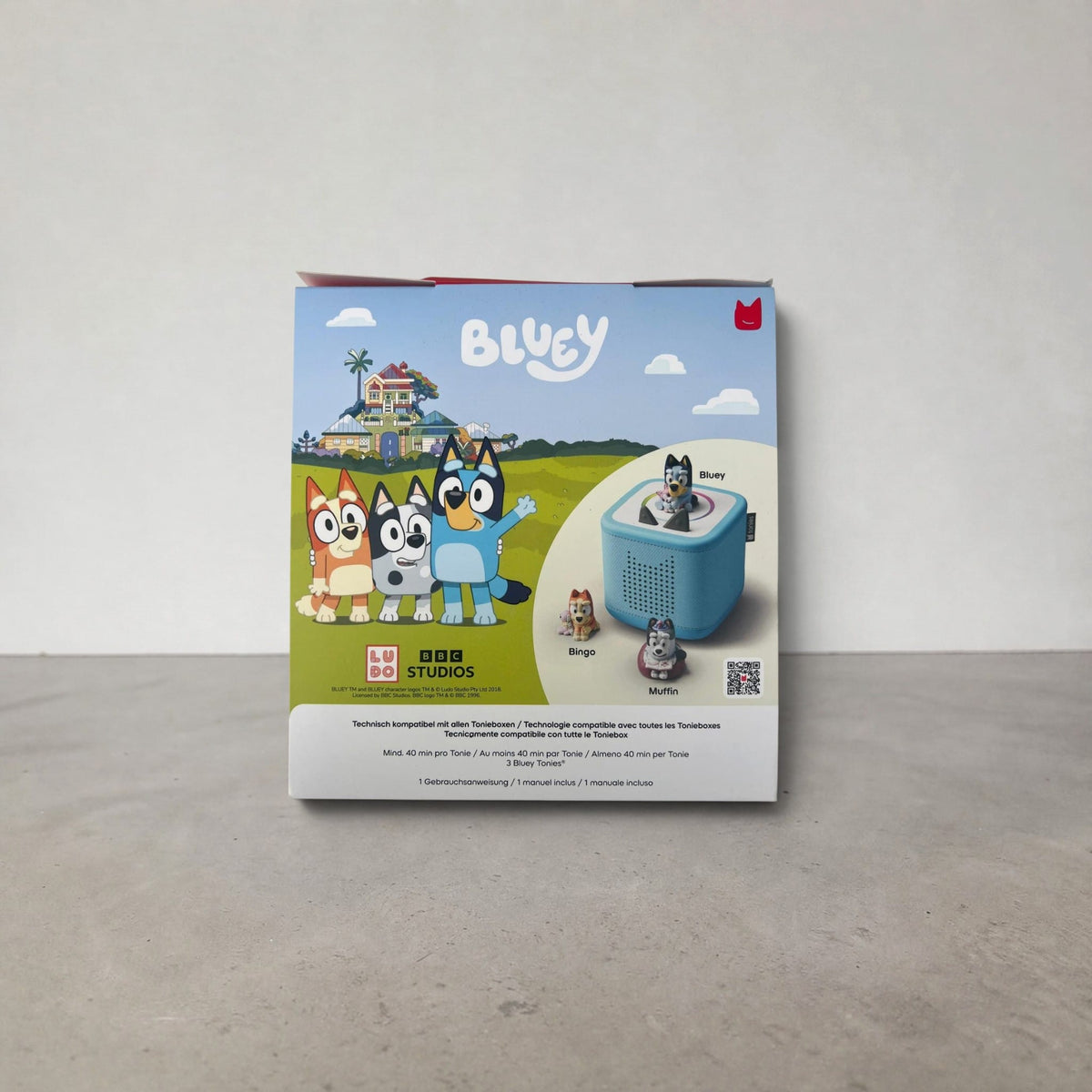 Tonie Bluey 3er-Set – Bluey, Bingo & Muffin (neu)