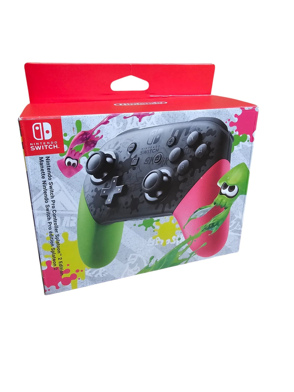 Nintendo Switch Pro Controller Splatoon 2 Edition gebraucht kaufen – Limitiertes Neon-Design