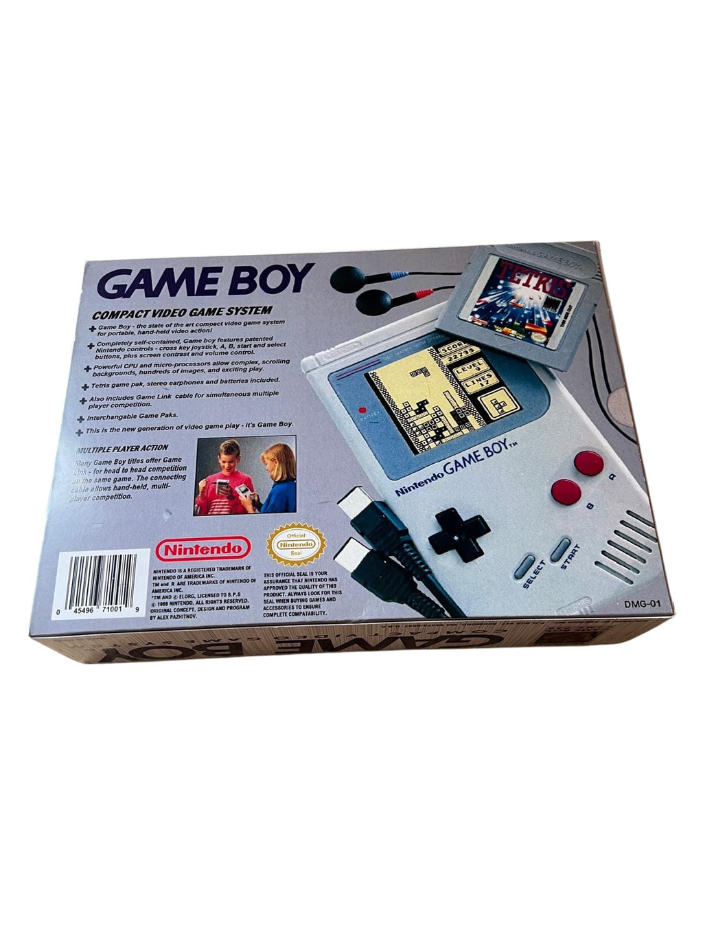 Nintendo Game Boy + Tetris – Retro-Bundle mit Originalverpackung