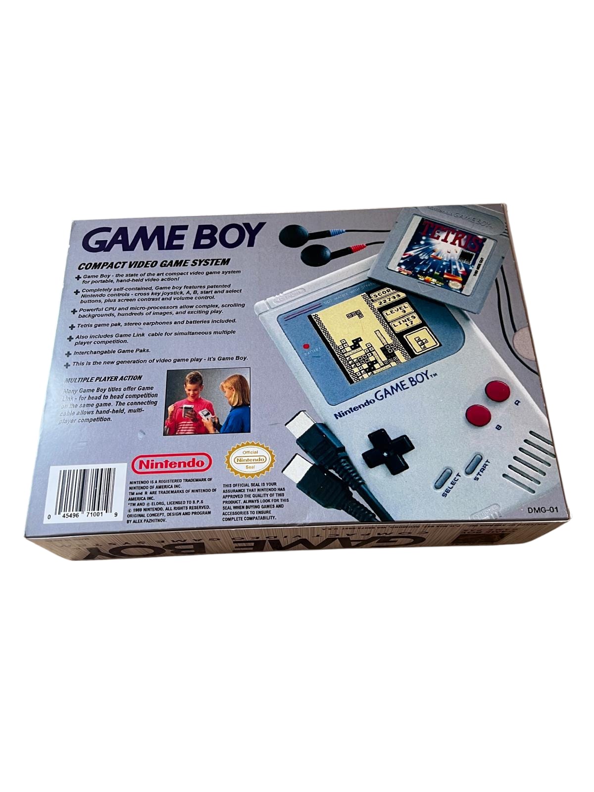 Nintendo Game Boy + Tetris – Retro-Bundle mit Originalverpackung