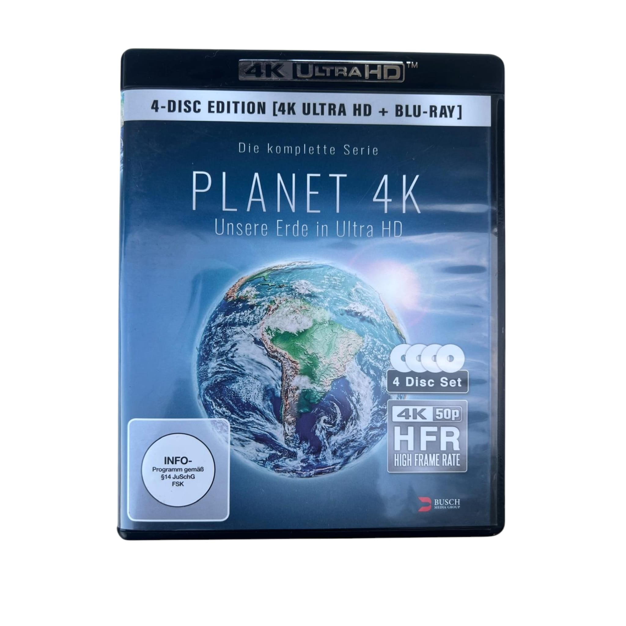 Planet 4K - Unsere Erde in Ultra HD - 4-Disc Edition (4K Ultra HD + Blu-ray, gebraucht)