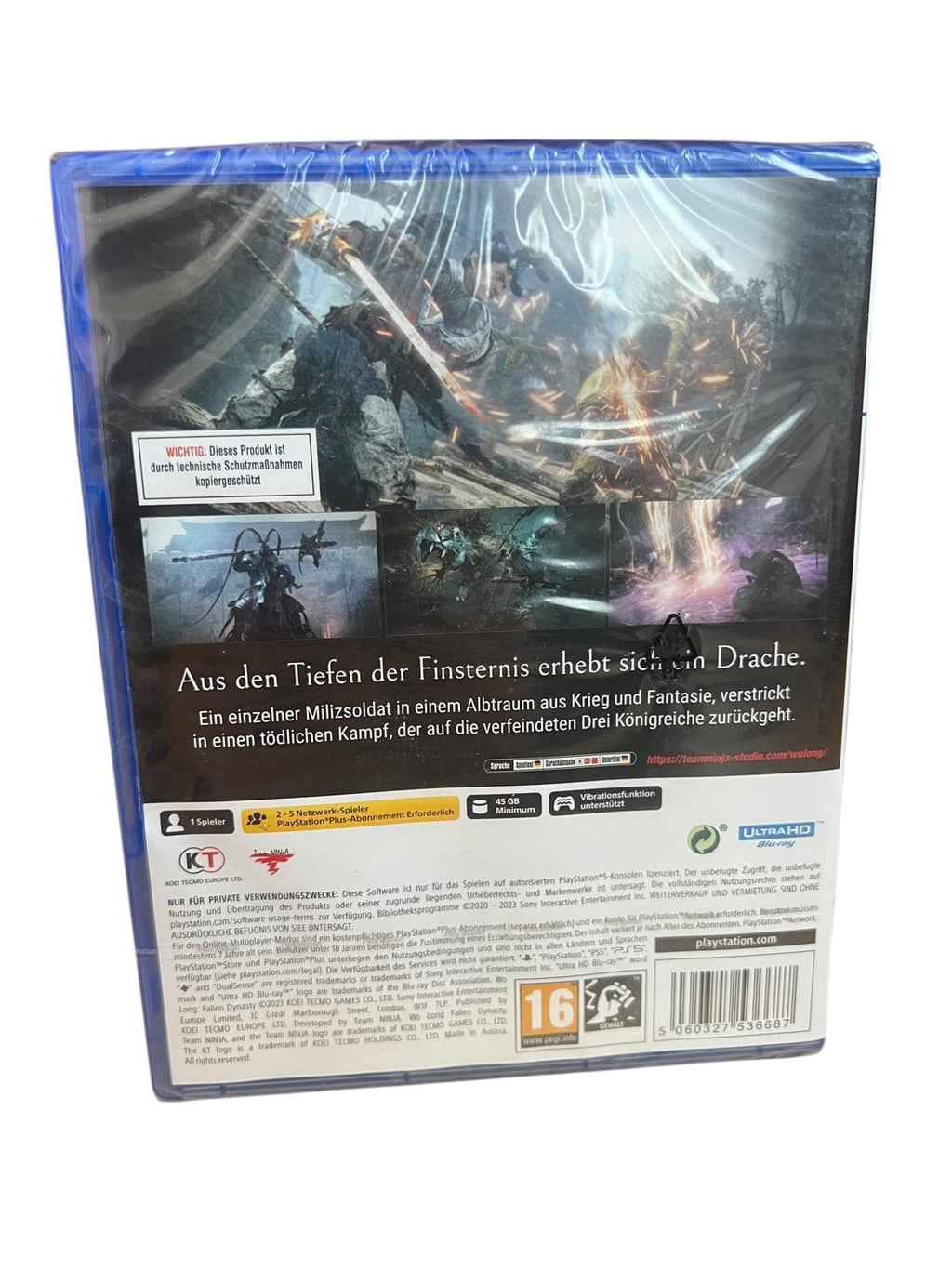 Wo Long: Fallen Dynasty – Das ultimative Dark-Fantasy-Epos PlayStation 5 (Neu & OVP)