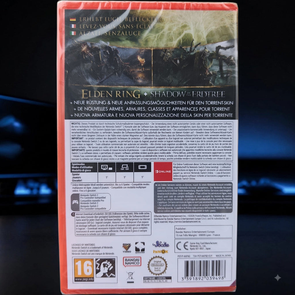 ELDEN RING: Tarnished Edition - Nintendo Switch 2 (Softwareschlüsselkarte, neu)