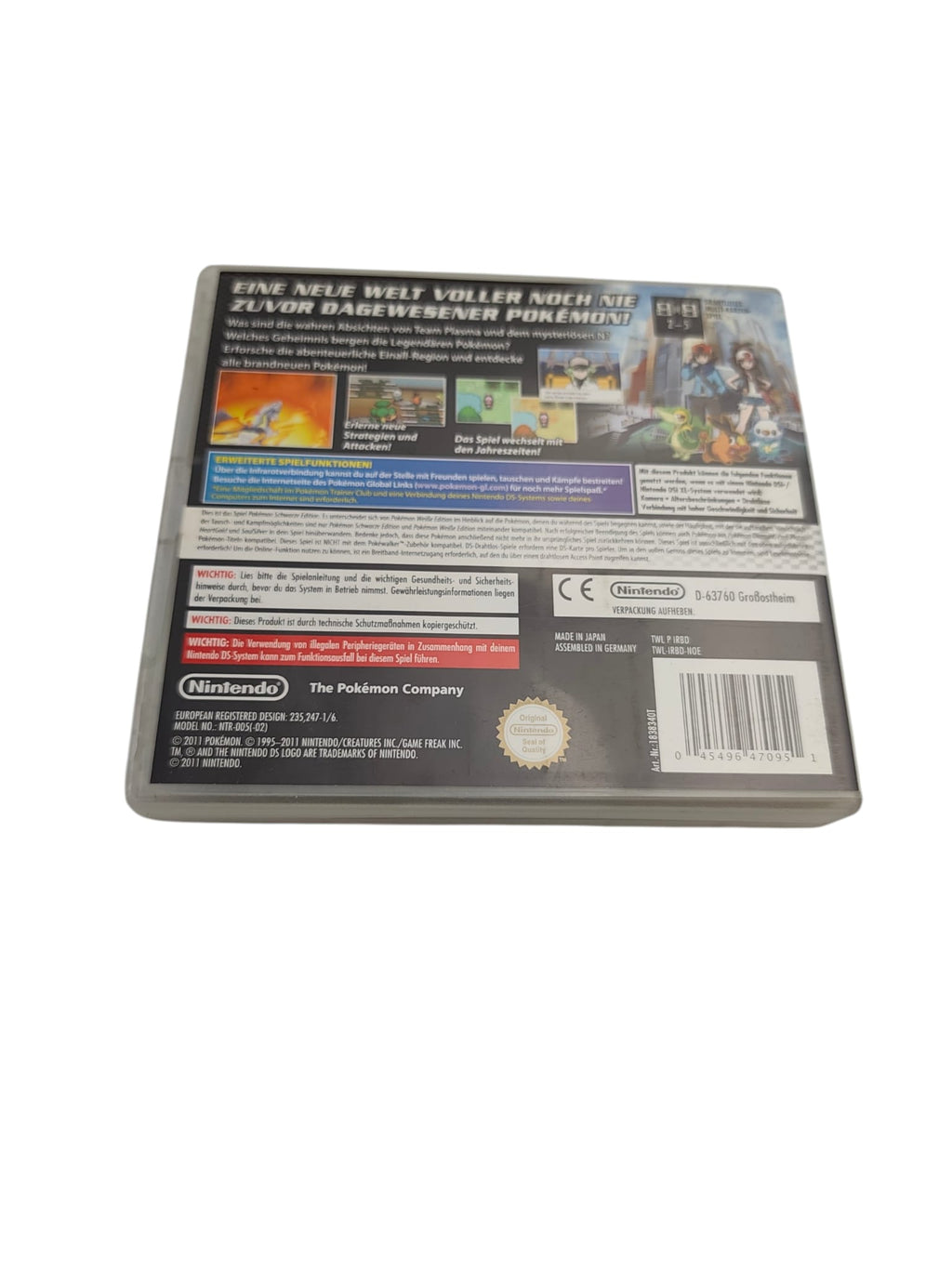 Pokémon Schwarze Edition (DS) – mit OVP, gebraucht & geprüft