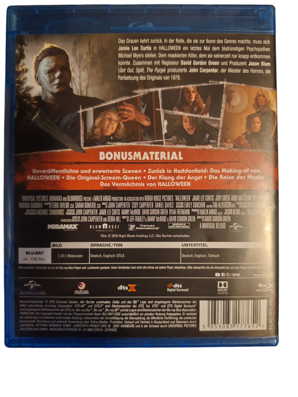 Halloween (2018) Blu-ray gebraucht