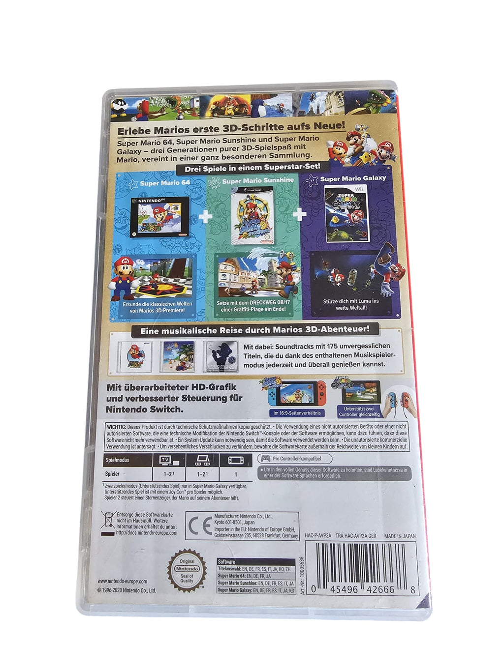 Super Mario 3D All-Stars Nintendo Switch – Gebraucht | Limitierte Physische Ausgabe