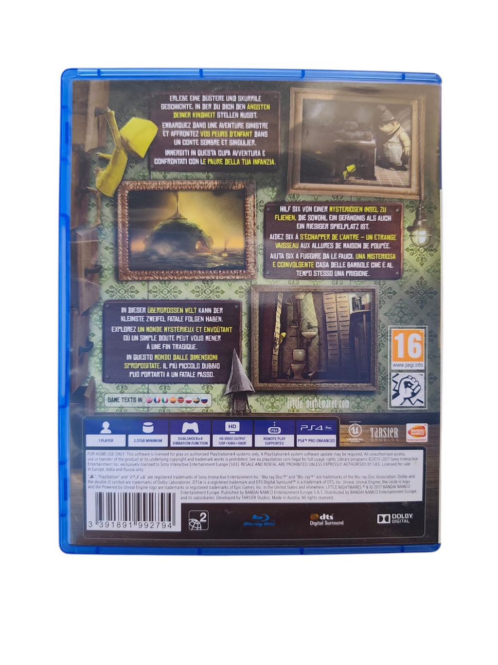 Little Nightmares – PS4 (gebraucht, inkl. Soundtrack)