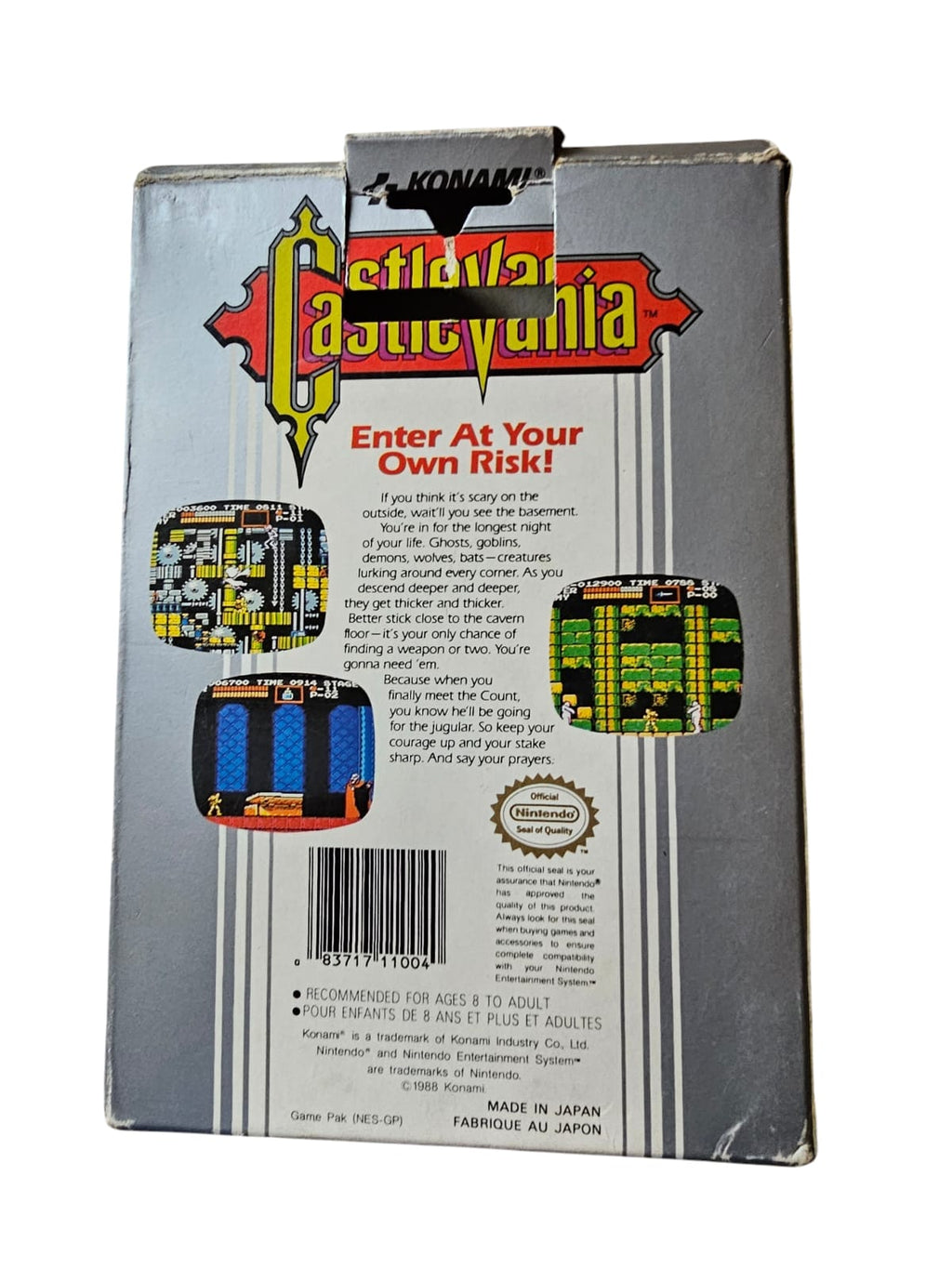 Castlevania (NES) – Sammler-Edition: Komplett in OVP mit Anleitung (CIB)