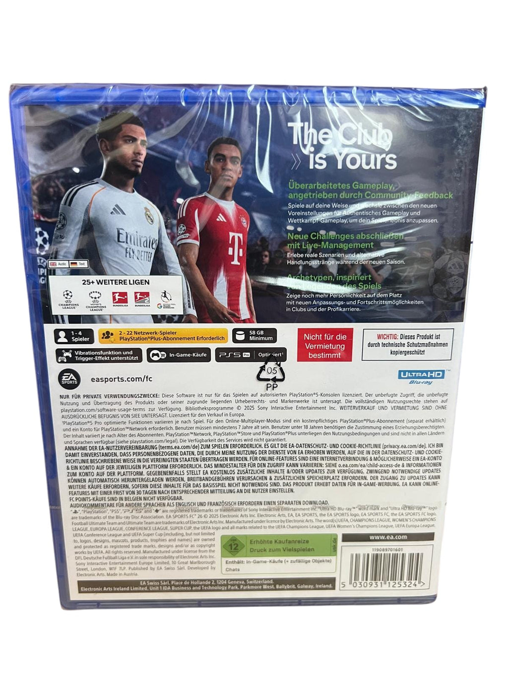 EA SPORTS FC 26 – Das ultimative Fußball-Erlebnis auf PlayStation 5 (Neu & OVP)