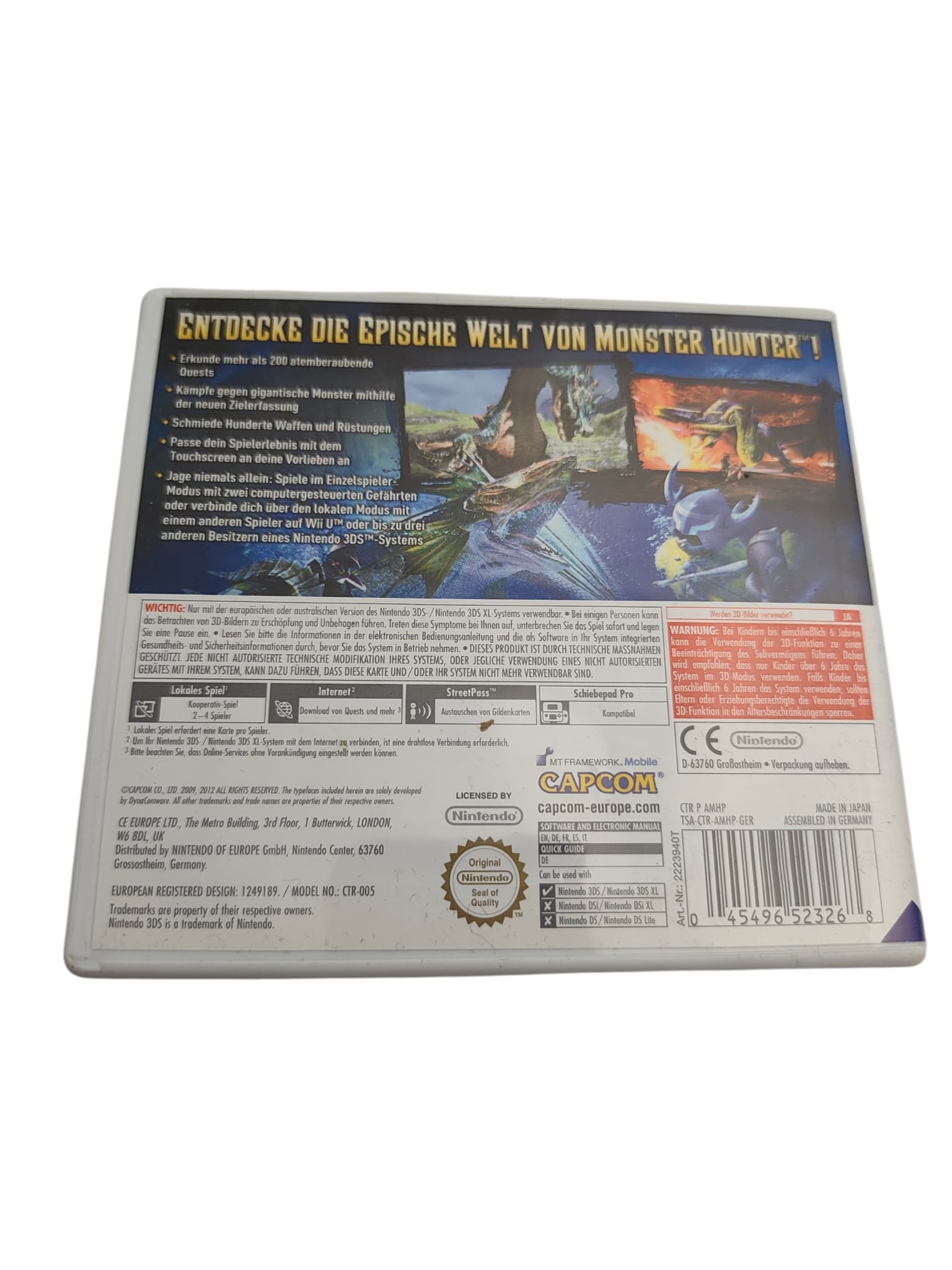Monster Hunter 3 Ultimate – Nintendo 3DS | Gebraucht mit OVP