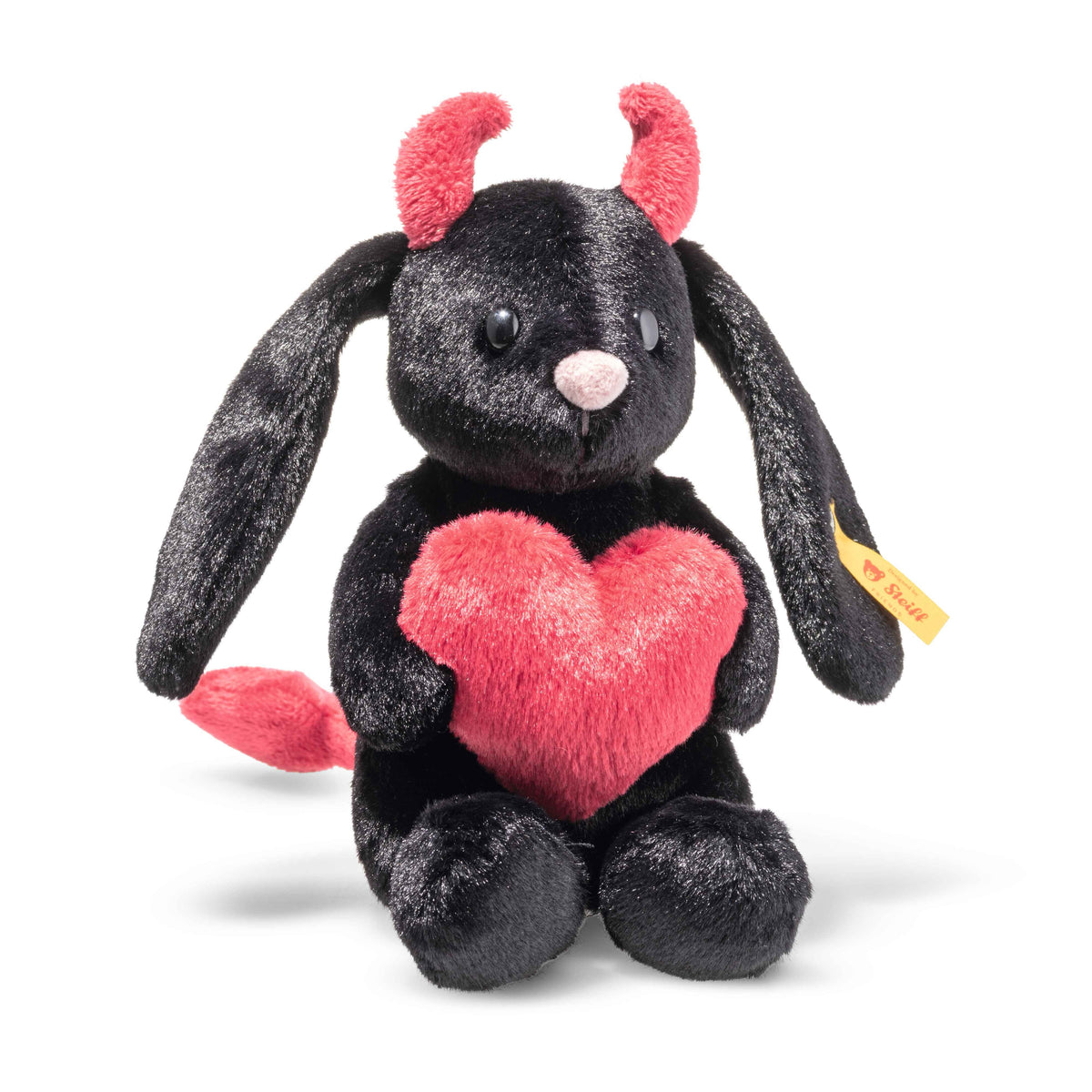 Steiff Hoppie Hase – kleiner Teufel, 14 cm (neu)