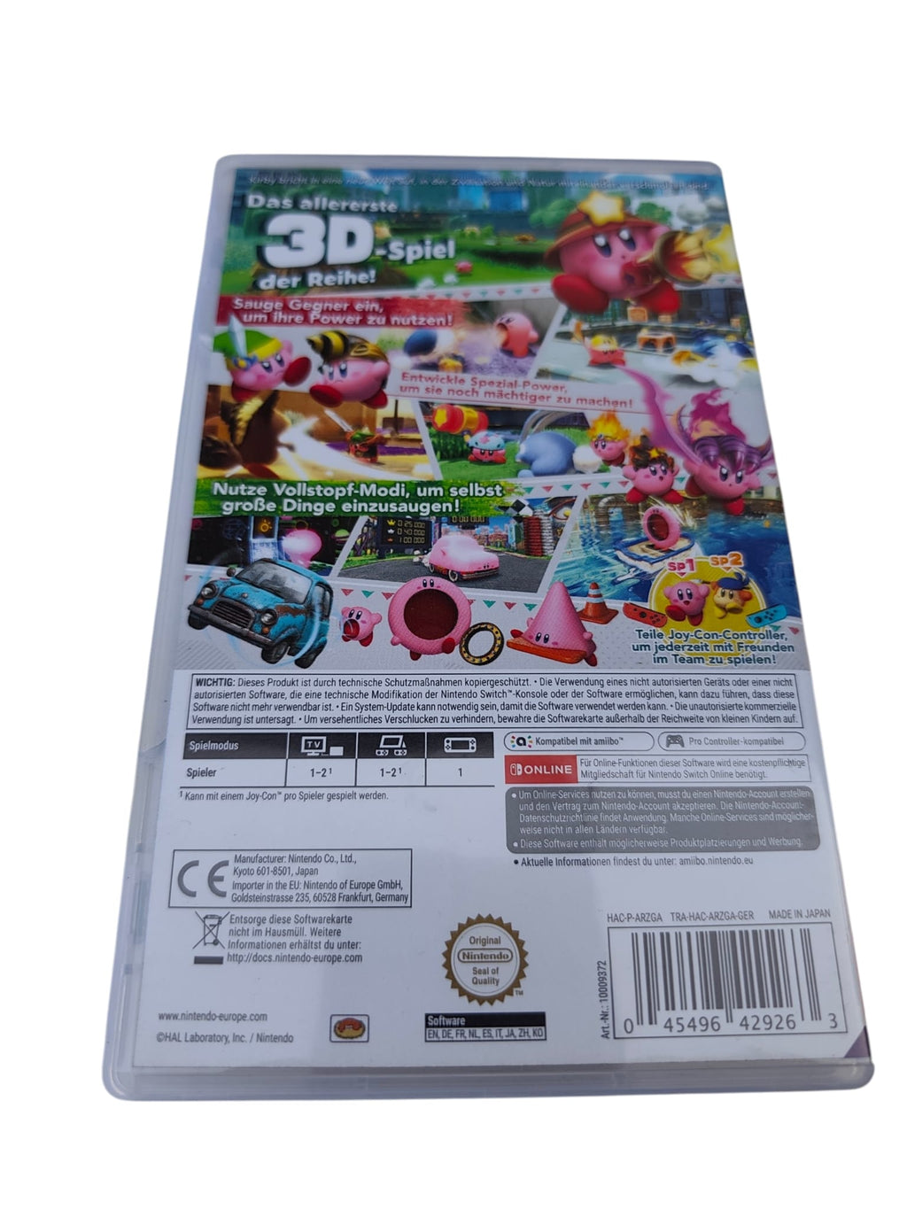 Kirby und das vergessene Land – Nintendo Switch (Gebraucht)