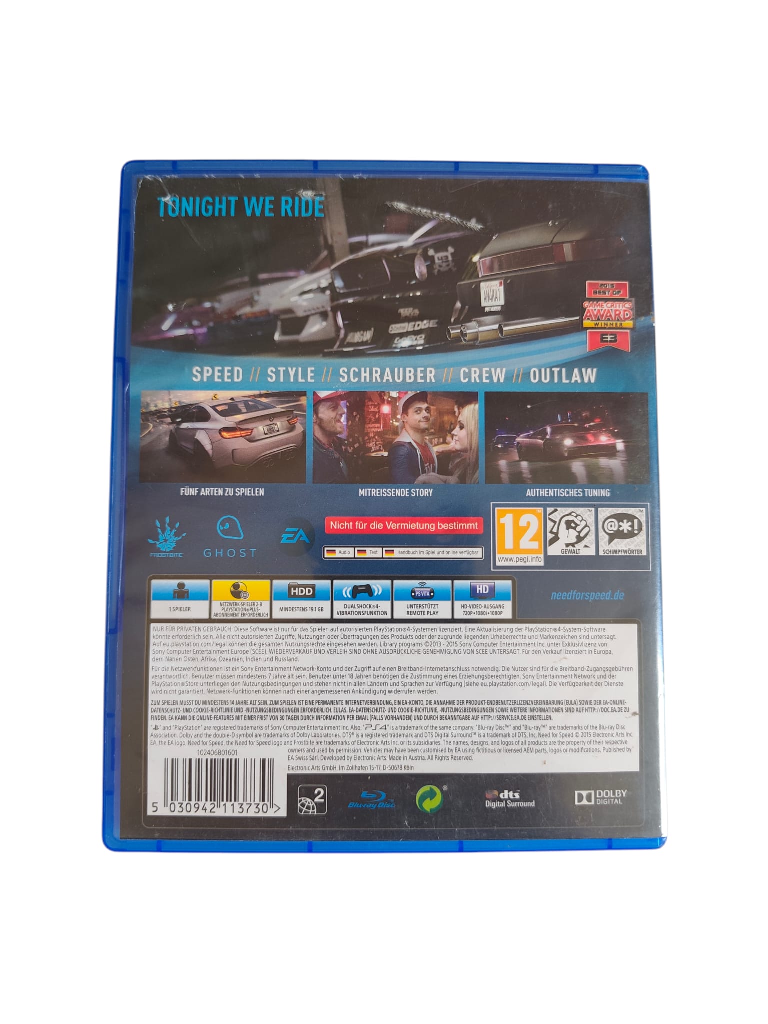 Need for Speed (2015) – PS4, Straßenrennen & Tuning in der Nacht