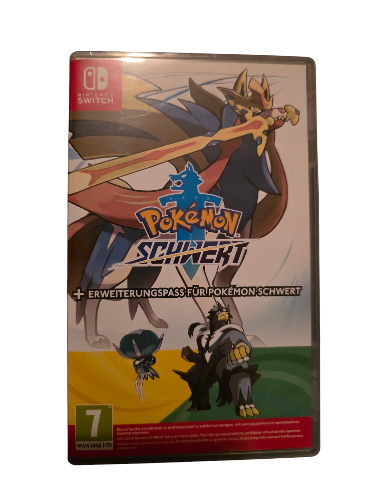 Pokémon Schwert + Erweiterungspass – Nintendo Switch, gebraucht mit OVP