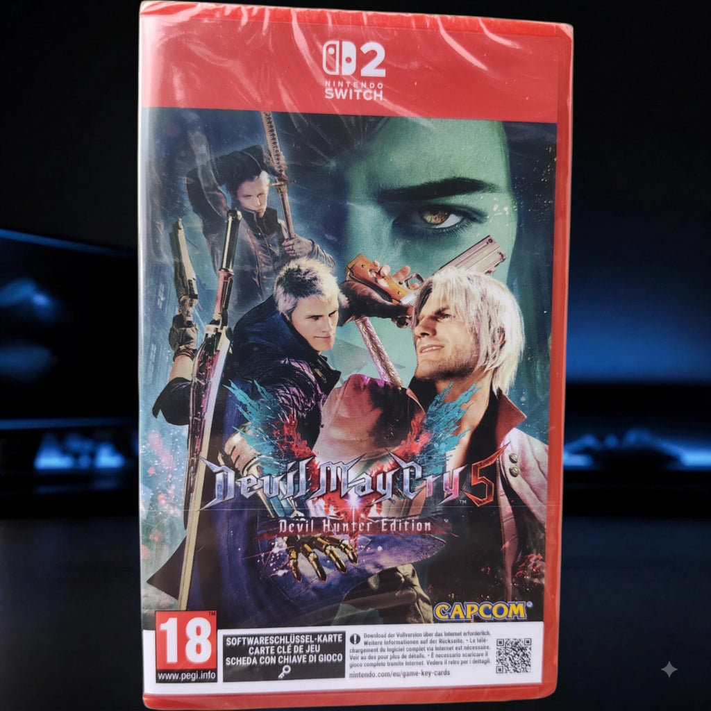 Devil May Cry 5: Devil Hunter Edition - Nintendo Switch 2 (Softwareschlüsselkarte, neu)