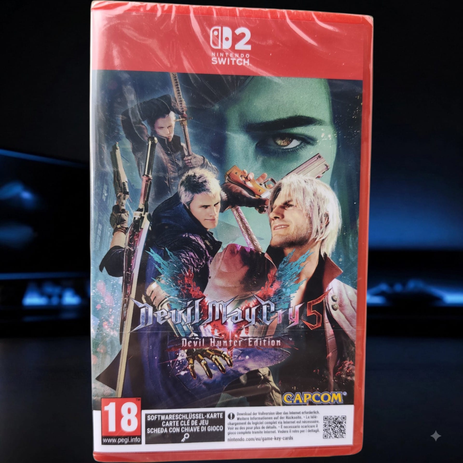 Devil May Cry 5: Devil Hunter Edition - Nintendo Switch 2 (Softwareschlüsselkarte, neu)