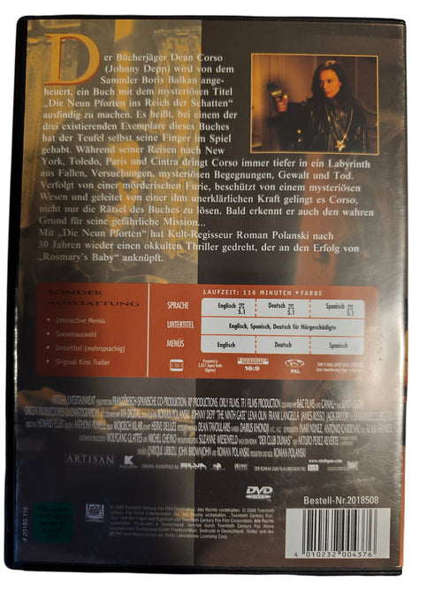Die neun Pforten (The Ninth Gate) DVD gebraucht