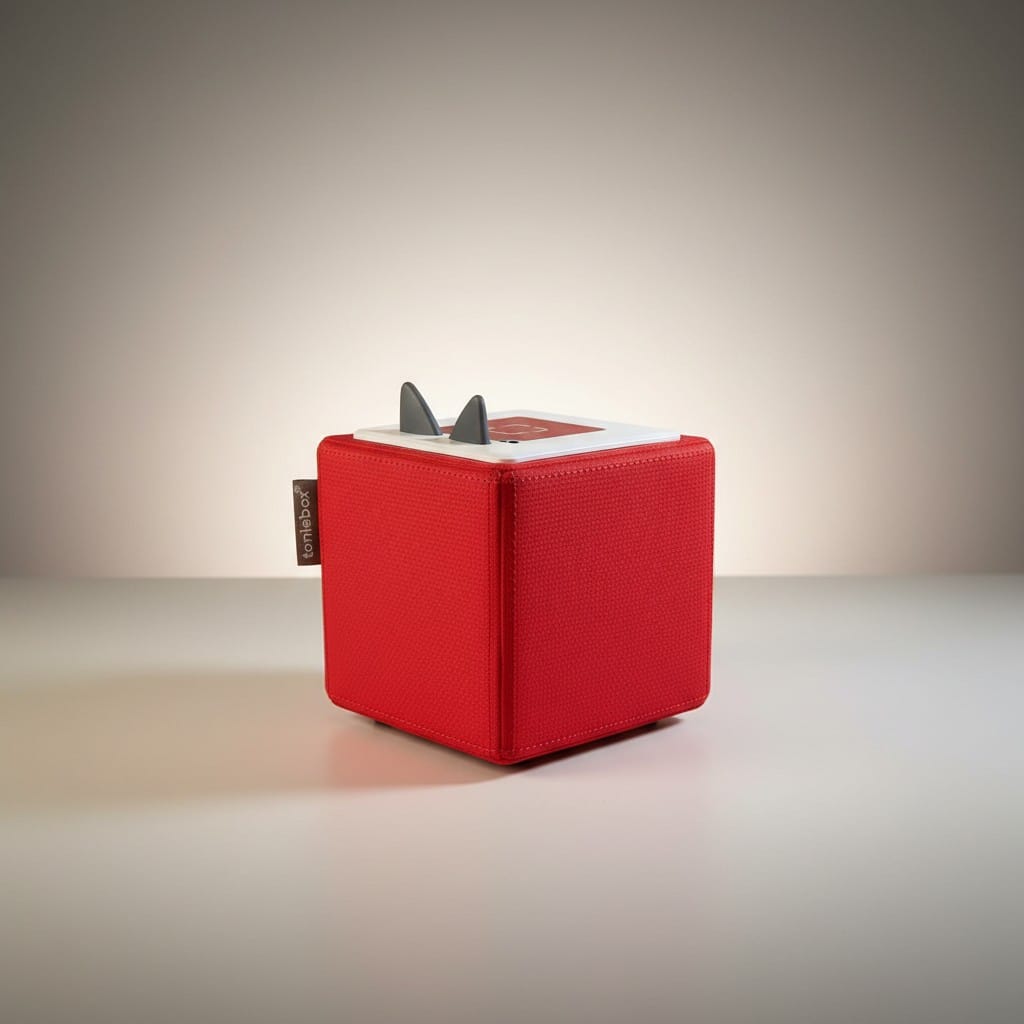 Toniebox Starterset – Rot mit Ladegerät & Transporttasche gebraucht