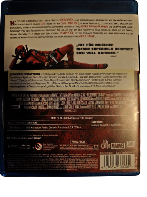 Deadpool Blu-ray gebraucht