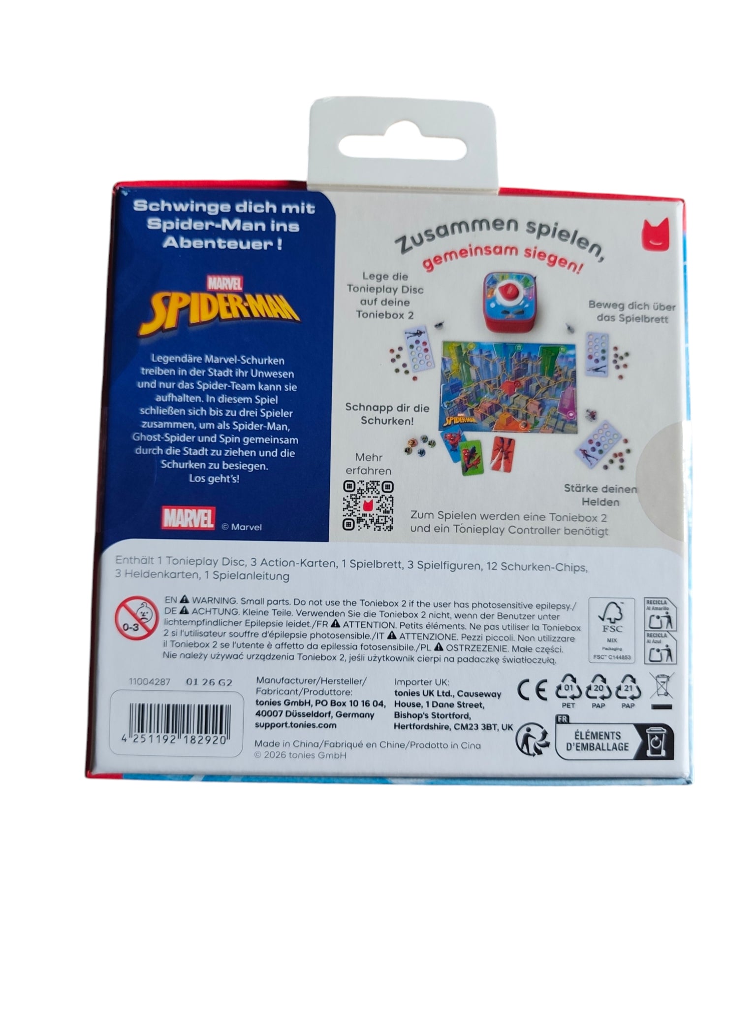 Tonieplay Spiderman – Helden der Nachbarschaft für die Toniebox 2