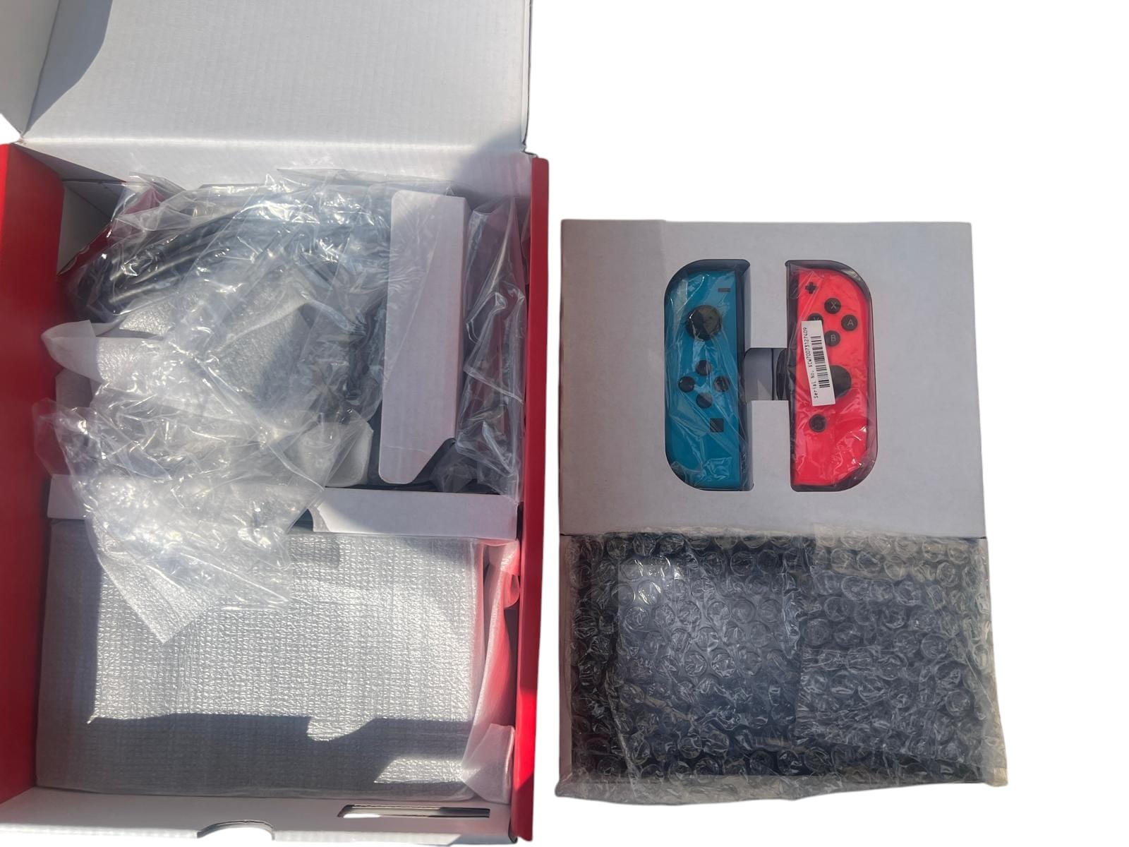 Nintendo Switch Neon-Rot/Neon-Blau (Neue Edition) (gebraucht,OVP)
