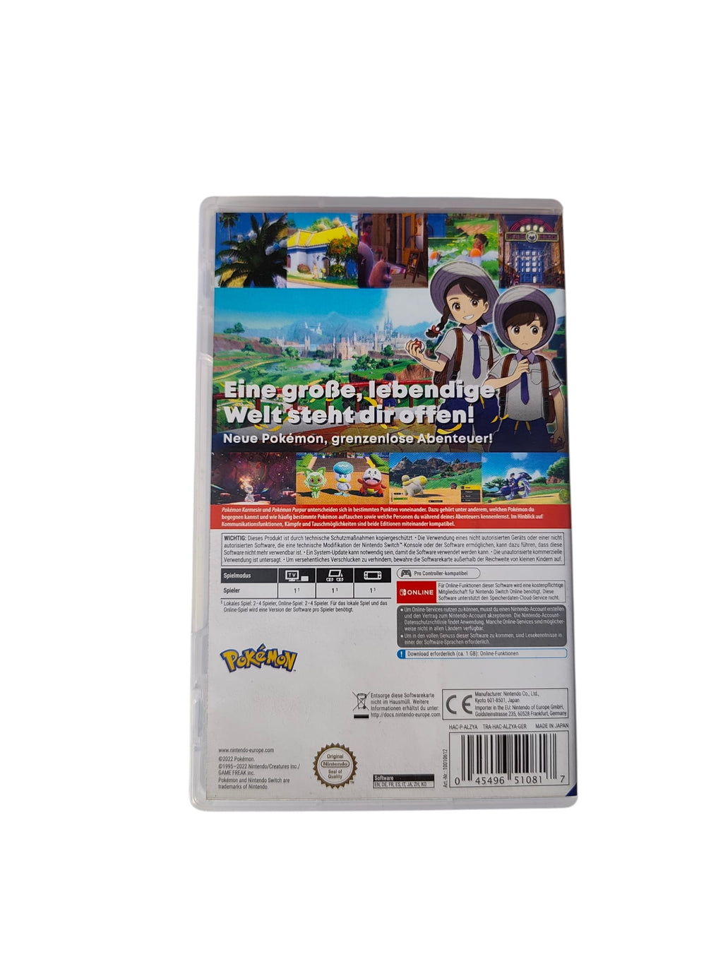 Pokémon Purpur gebraucht