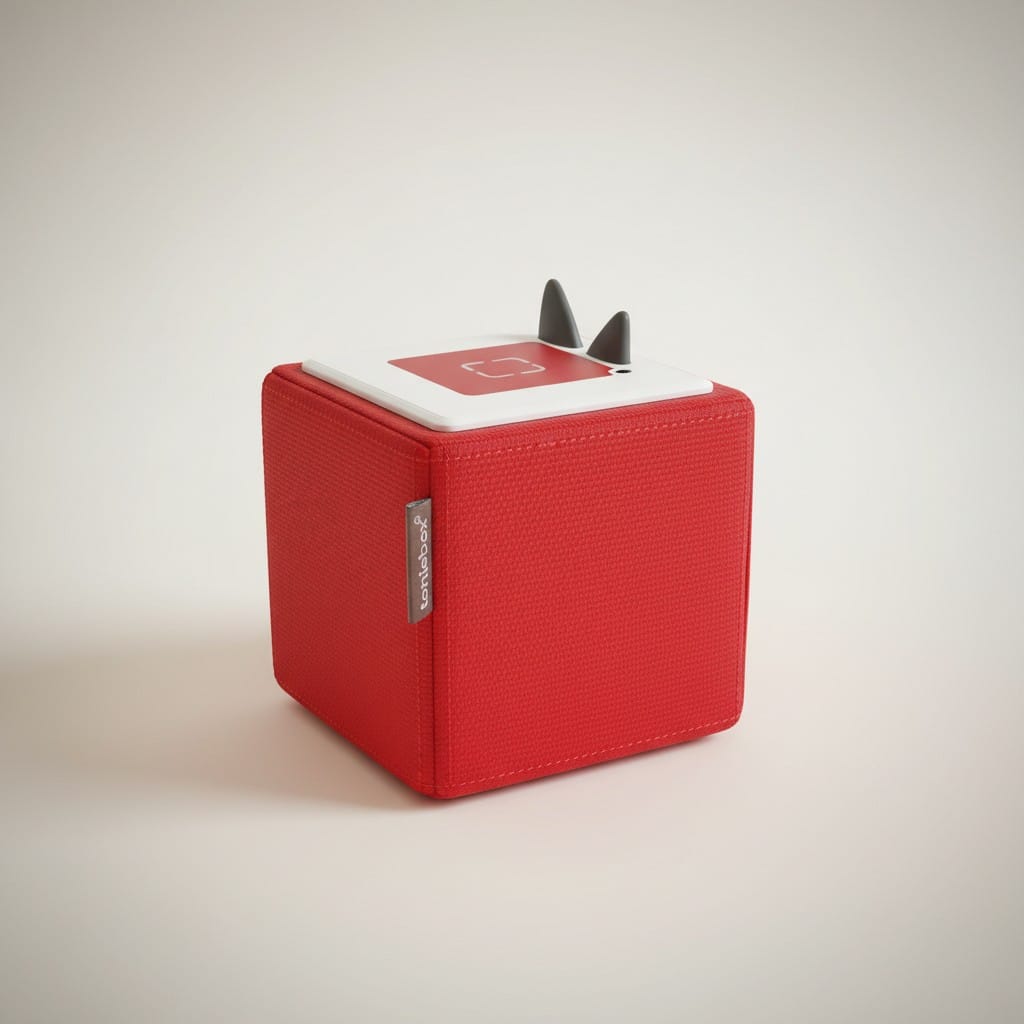 Toniebox Starterset – Rot mit Ladegerät & Transporttasche gebraucht
