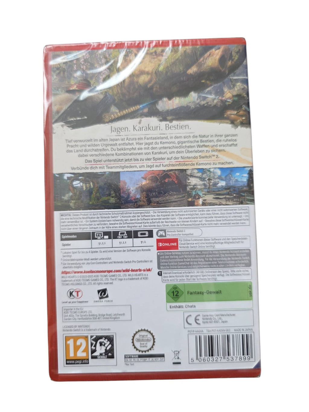 Wild Hearts S: Enhanced Edition Nintendo Switch 2 (Neu & OVP)