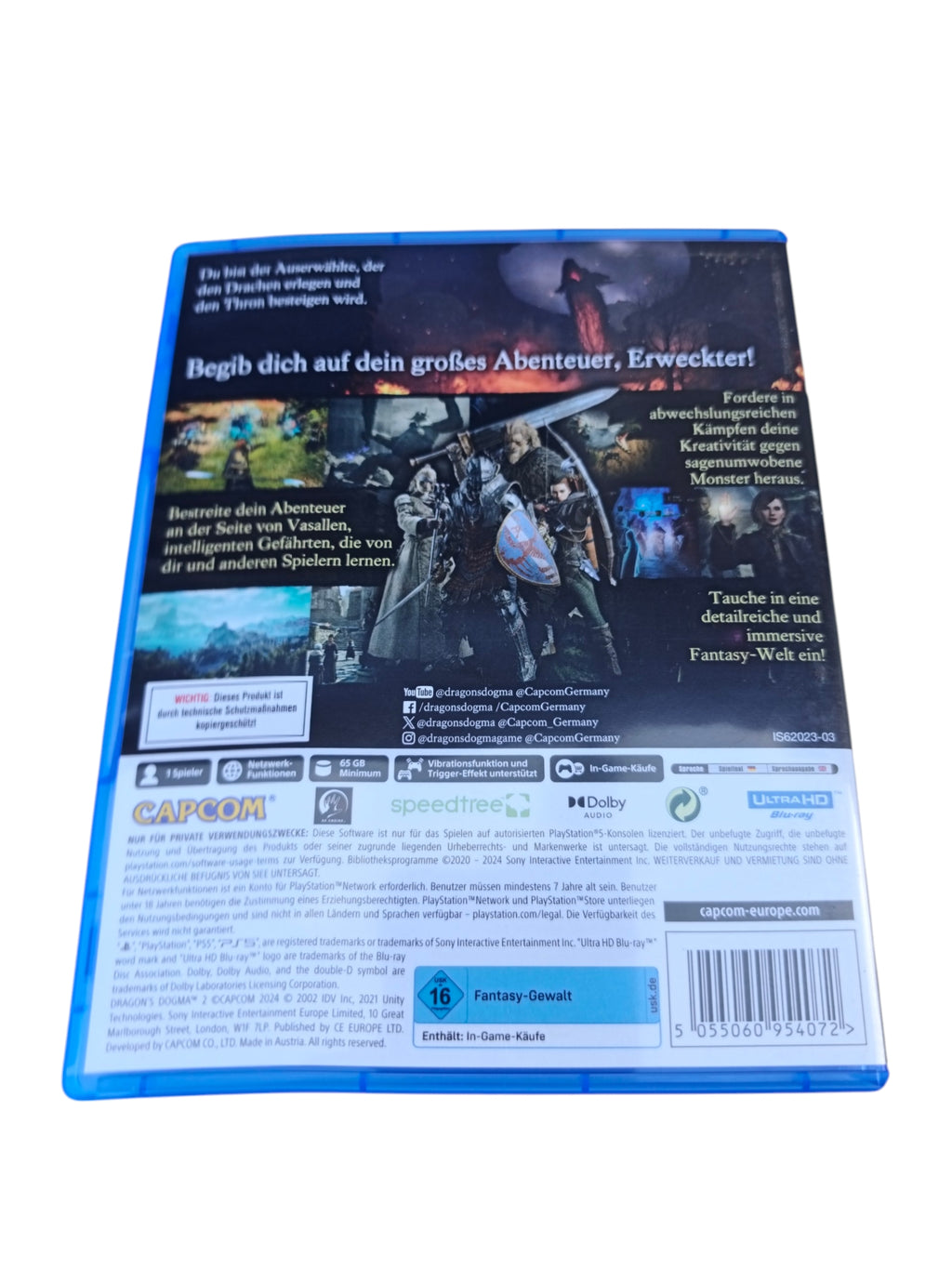 Dragon's Dogma 2 PS5 – gebraucht, geprüft, episches Open-World-RPG