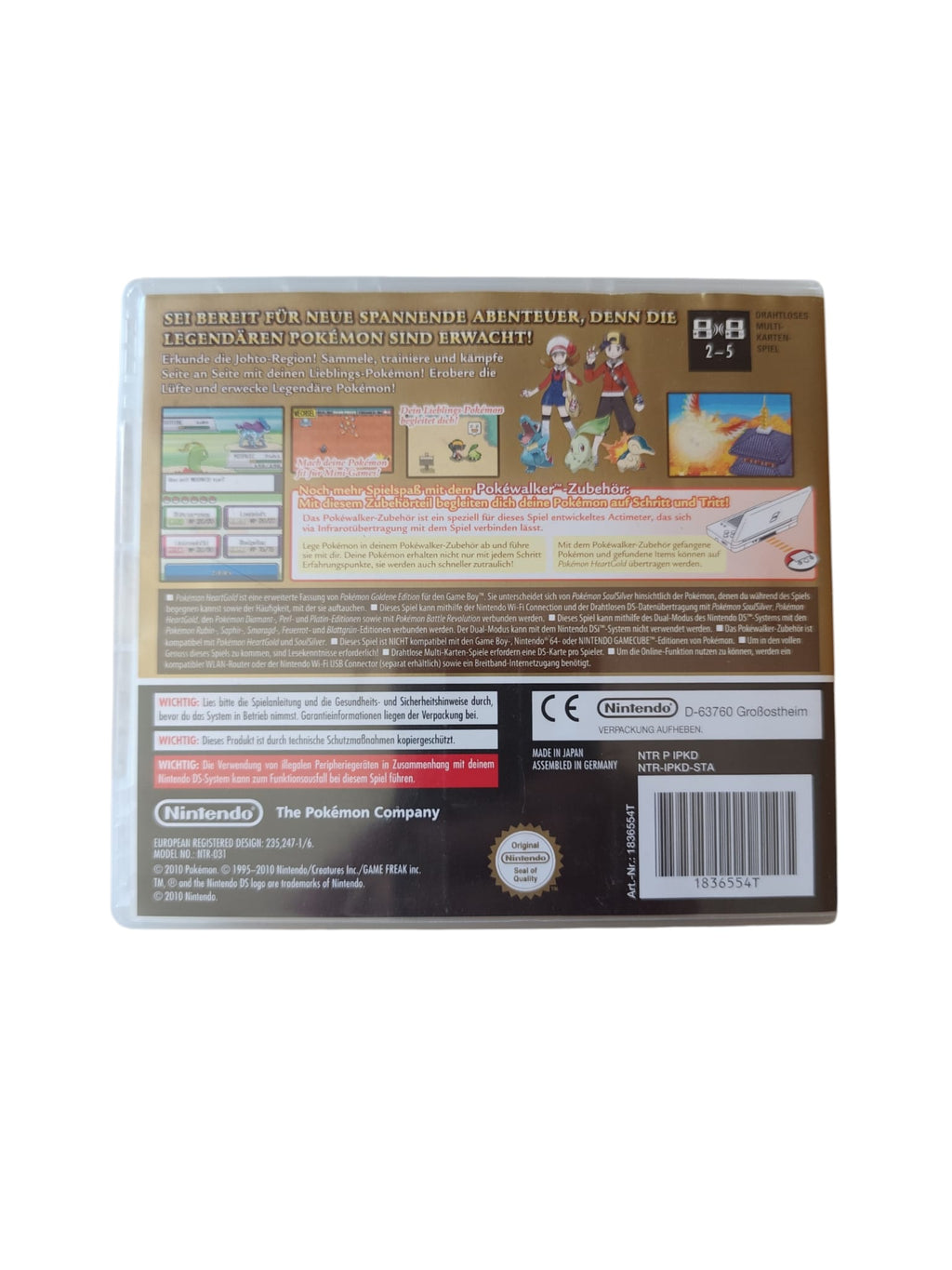 Pokémon HeartGold Big Box – komplett mit Pokéwalker & OVP
