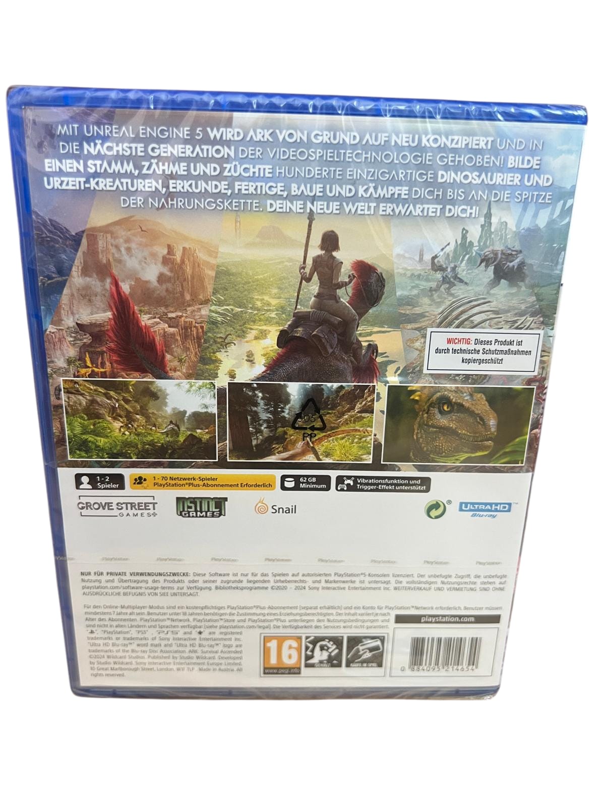 ARK: Survival Ascended – Das Next-Gen Survival-Epos PlayStation 5 (Neu & OVP)