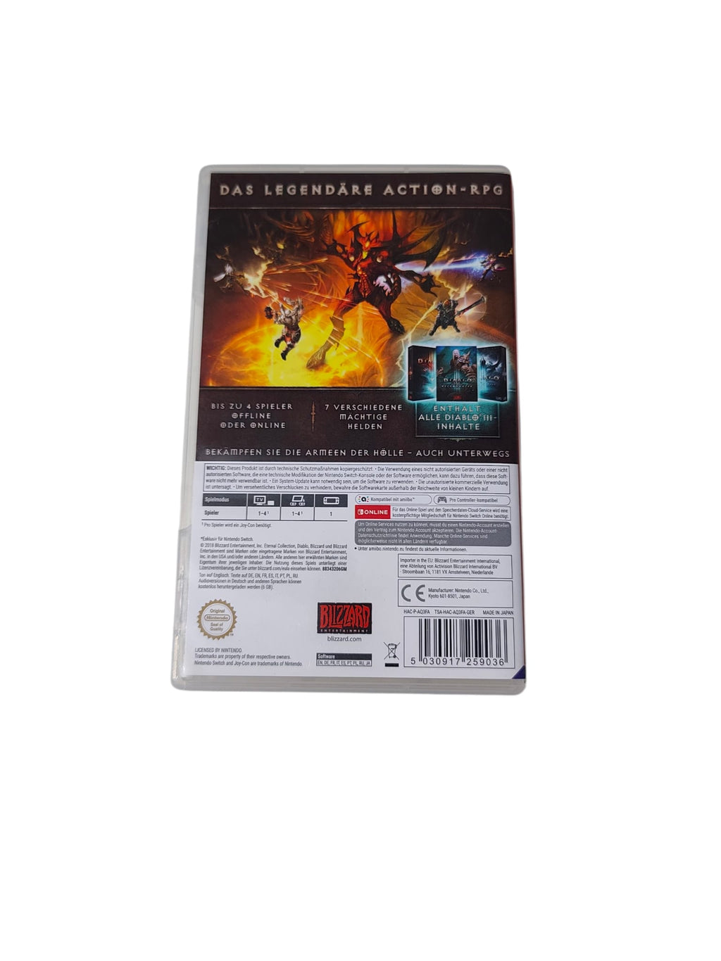 Diablo 3: Eternal Collection – Nintendo Switch, gebraucht mit OVP