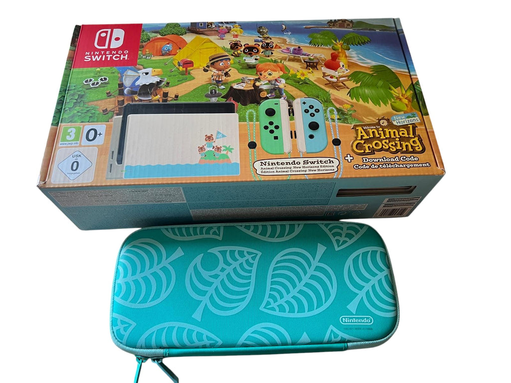 Nintendo Switch Animal Crossing New Horizons Edition – mit OVP, ohne Spielcode