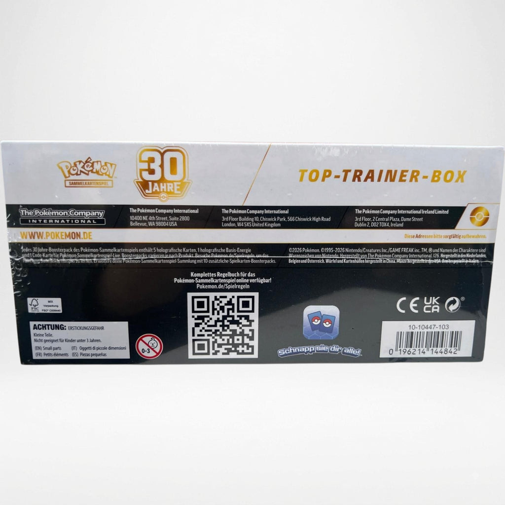 Pokémon TCG: 30th Celebration – Top Trainer Box (neu)
