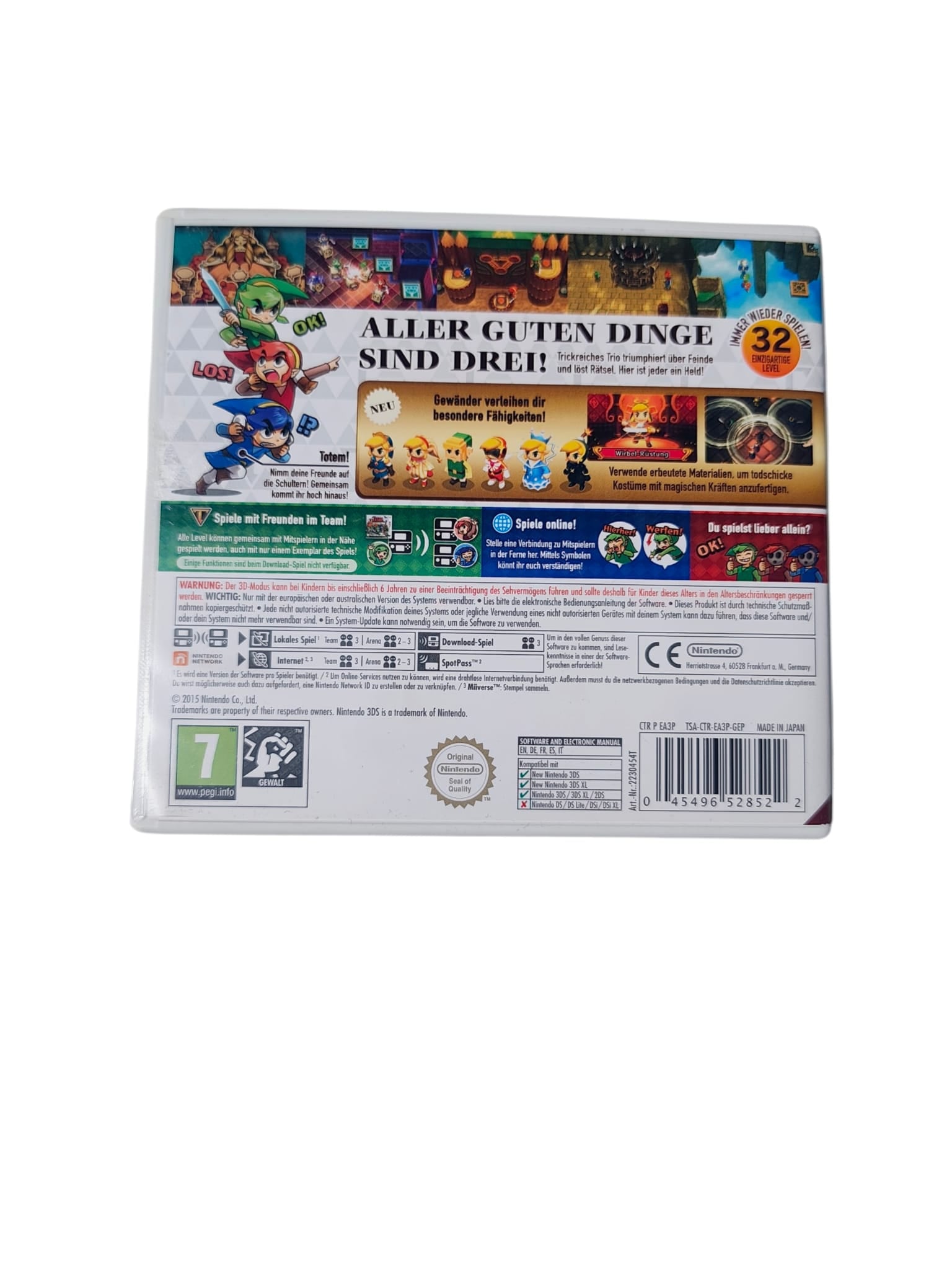 Zelda: Tri Force Heroes – Nintendo 3DS, gebraucht mit OVP